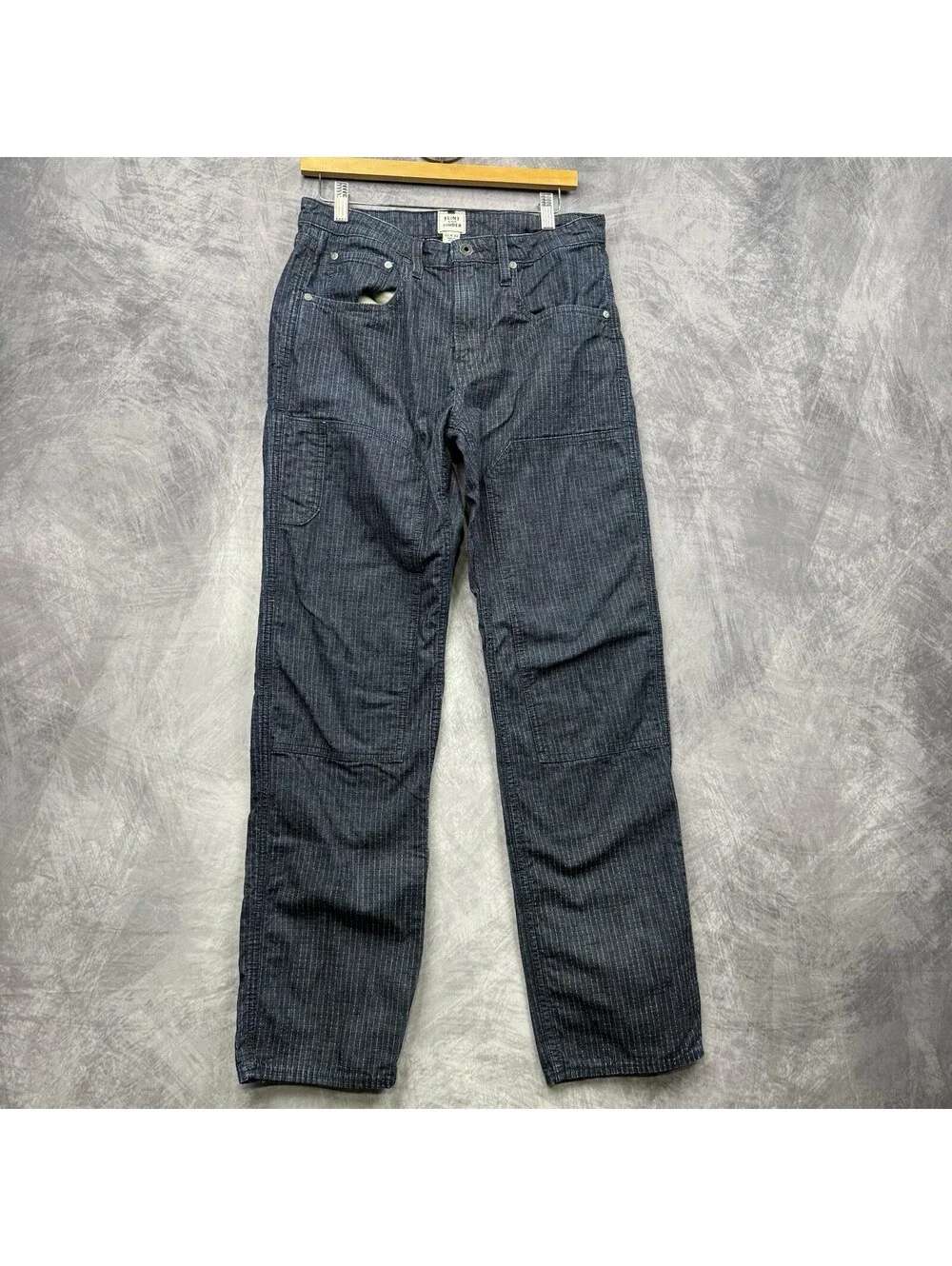 Flint and Tinder Pants Mens 32x32 Double Knee Ripstop Linen Cotton Lightweight
